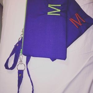 2 different color pencil bags new